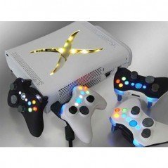 Carcasa Blanca Camaleon Completa White Chamaleon HDMI XCM XBOX360