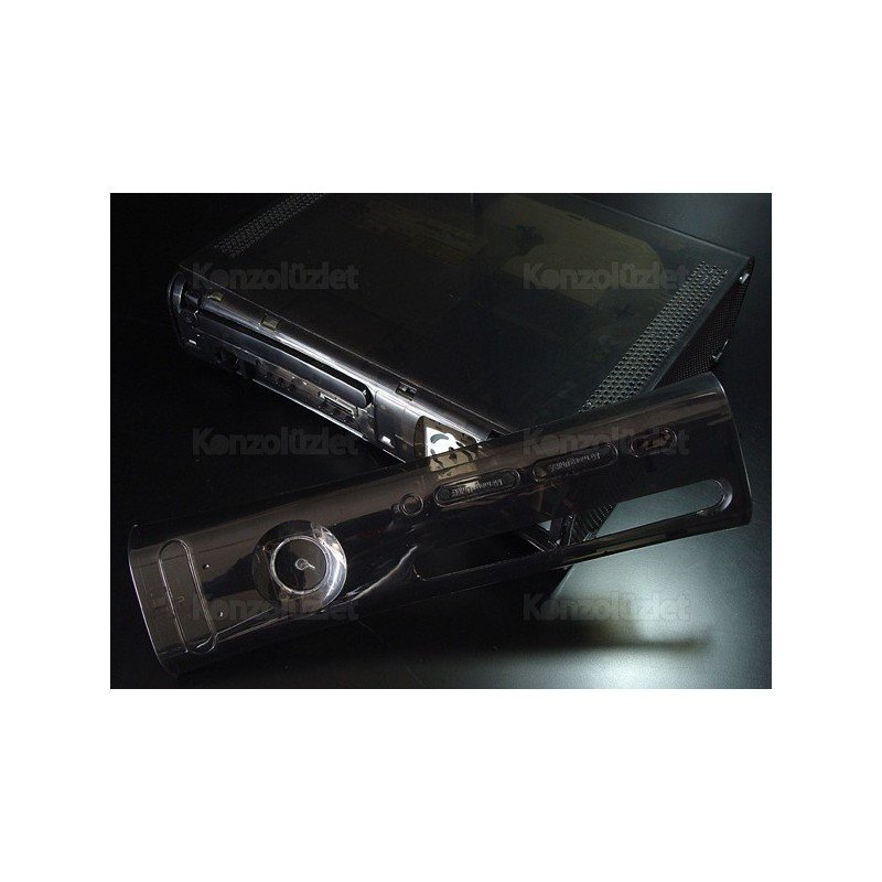 Carcasa Smoke Completa FULL BLACK SMOKE XCM XBOX360