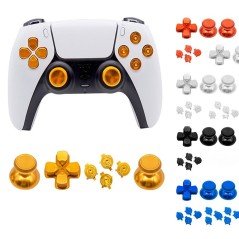 Botones casquillo Bala + Joysticks + Kit botones ALUMINIO - Mando PS5 DualSense