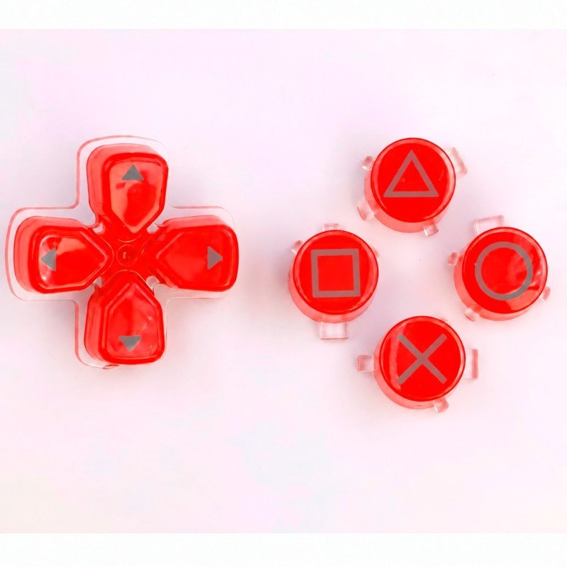Pack de botones cristal Mando PS5 Dualsense Pack de botones cristal Mando PS5 Dualsense
