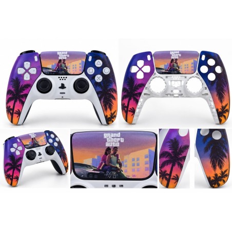 Carcasa Mando PS5 Dualsense V3 - GRAND THEFT AUTO VI