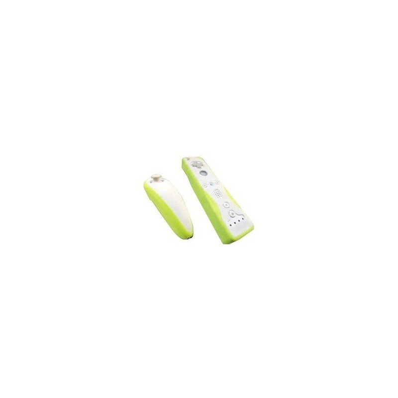 Protectores Silicona para mandos Wii *Amarillo Fluorescente*