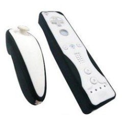Protectores Silicona para mandos Wii *Negro/Blanco*