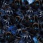Lamina hidroimpresion Calavera AZUL HM-108A Lamina hidroimpresion Calavera AZUL HM-108A