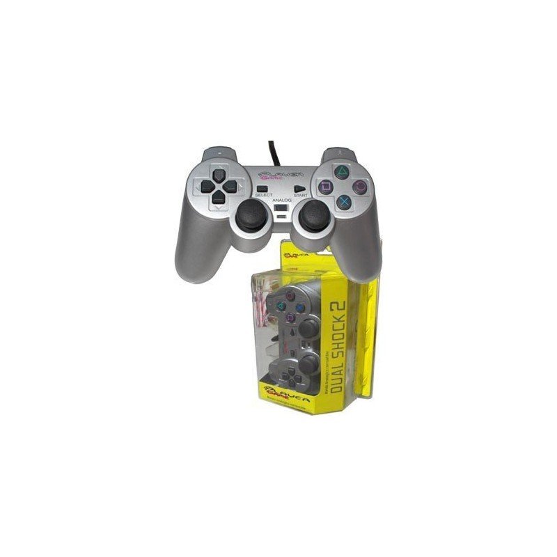 Mando Analógico Con Cable, Joystick Para Sony PlayStation PS One PSX, Dual  shock De Vibración PS2 PS1