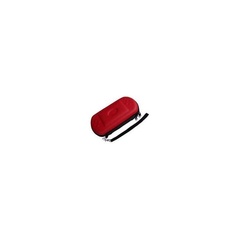Estuche rigido EVA + Mosqueton PSP - ROJO -