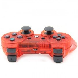Mando inalámbrico PS3 - Cristal RED