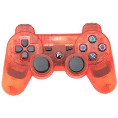 Mando inalámbrico PS3 - Cristal RED