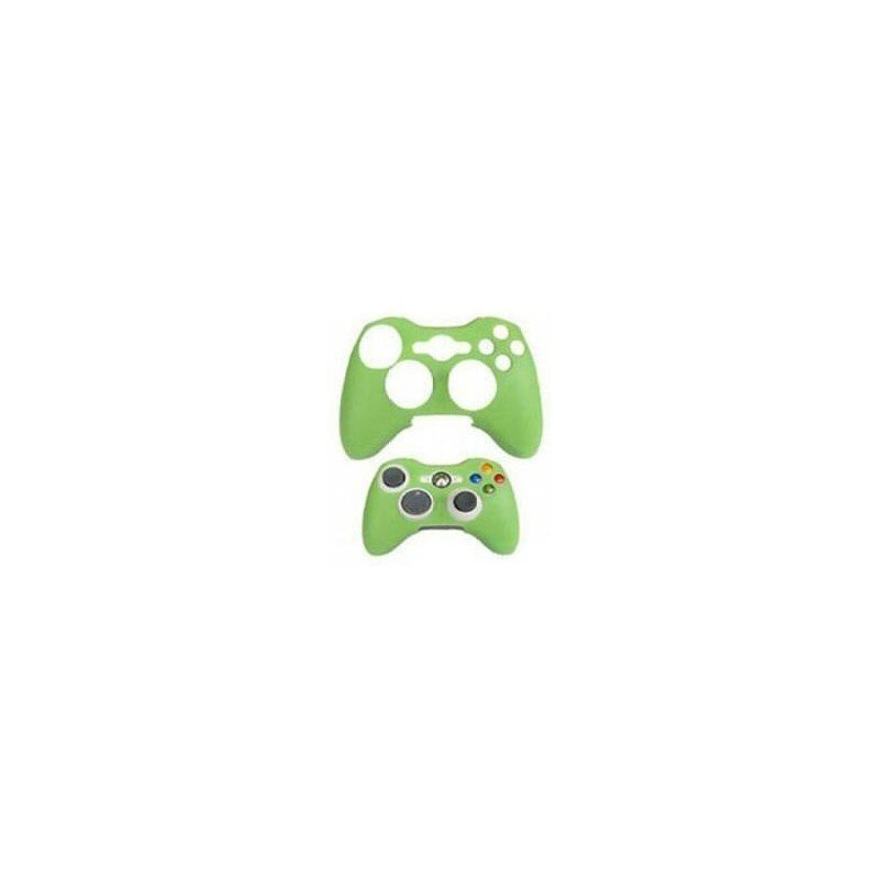 Protector de silicona mando XBOX360 - VERDE