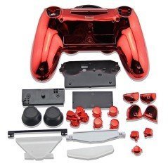 Carcasa mando DualShock 4 PS4 V1 - ROJO METALIZADO
