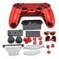 Carcasa mando DualShock 4 PS4 V1 - ROJO METALIZADO Carcasa mando DualShock 4 PS4 V1 - ROJO METALIZADO