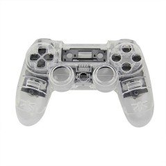 Carcasa completa + botones DualShock 4 PS4 Transparente