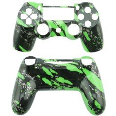 Carcasa mando DualShock 4 PS4 V1 - RASGADO VERDE